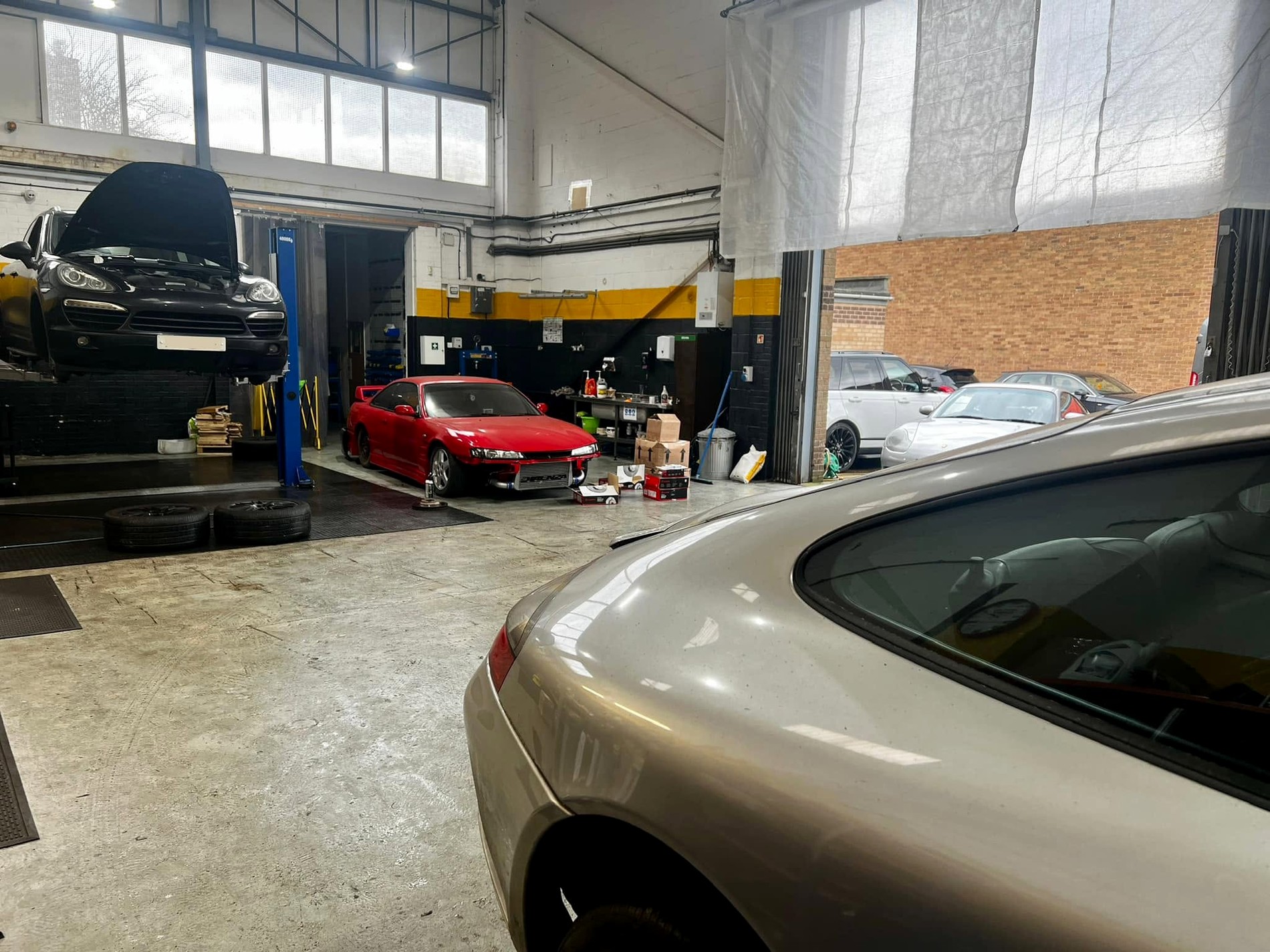 Inside SG Porsche Specialists workshop in Leicester